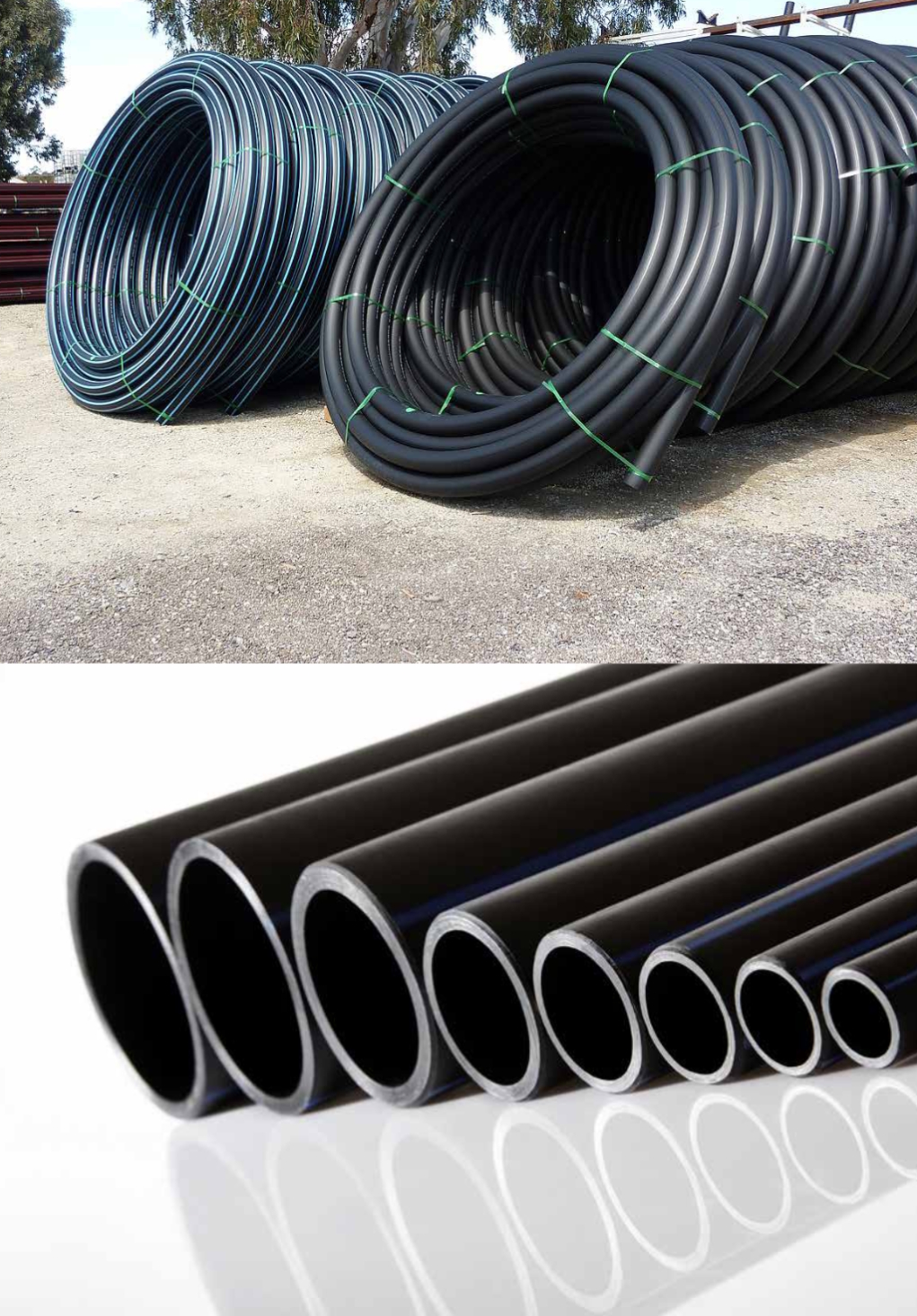 Polyethylene compound for pipes and fittings